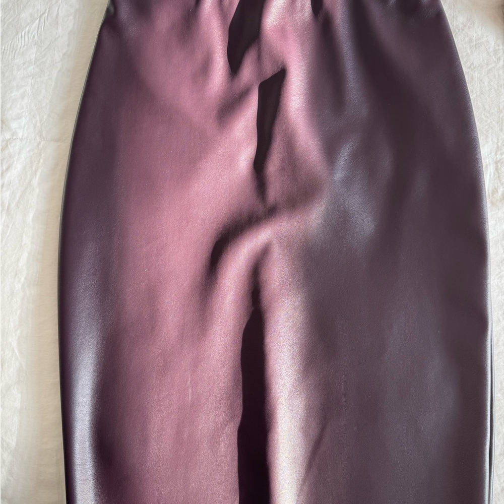 Wolford Rich Purple Midi Skirt